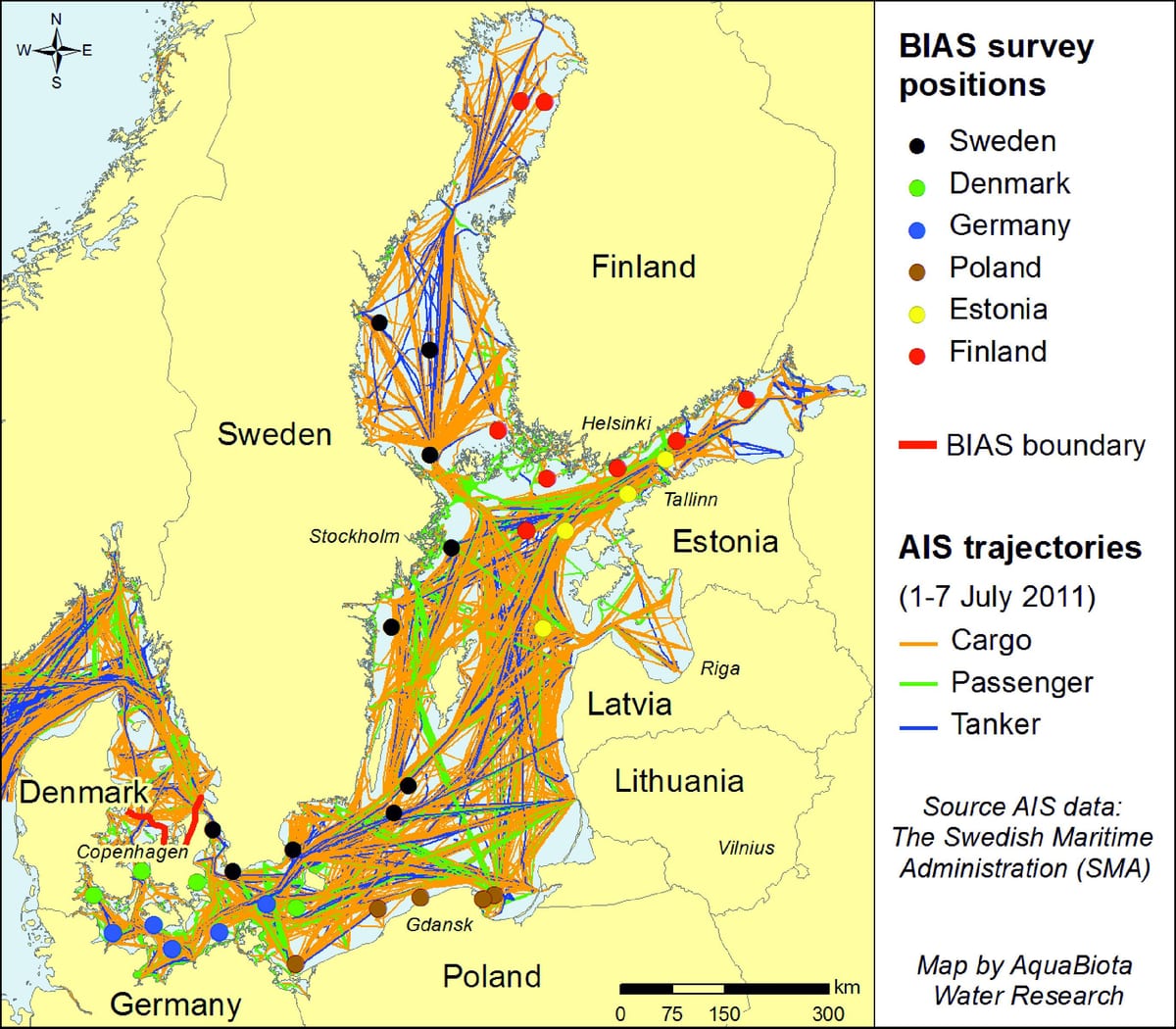 Mapa ng denmark survey at pagma-map
