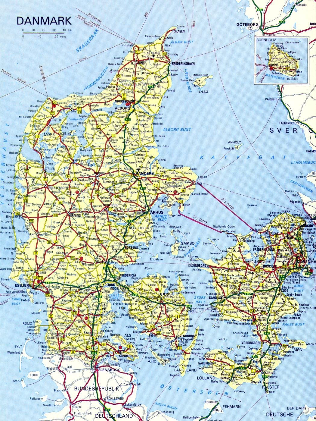 copenhagen sa denmark mapa turista