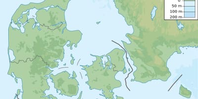 Mapa ng denmark elevation