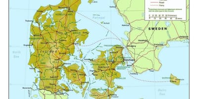 Mapa ng denmark kommune