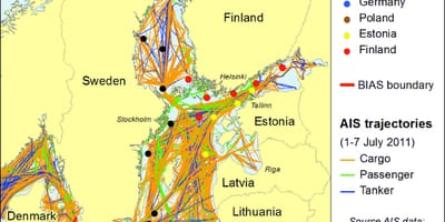 Mapa ng denmark survey at pagma-map