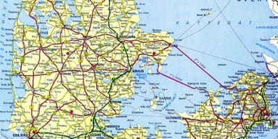 Copenhagen sa denmark mapa turista
