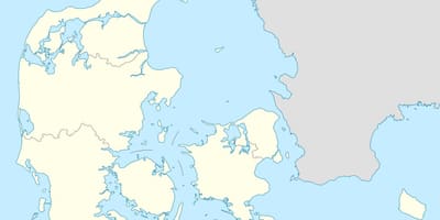 Mapa ng denmark vector